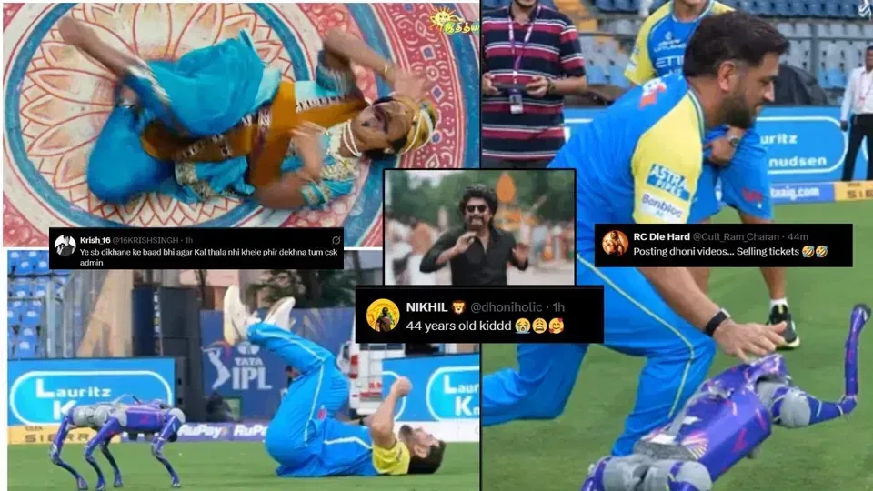 "Pookie Thala": MS Dhoni Playing With Champak Video Gets The Internet Go Gaga